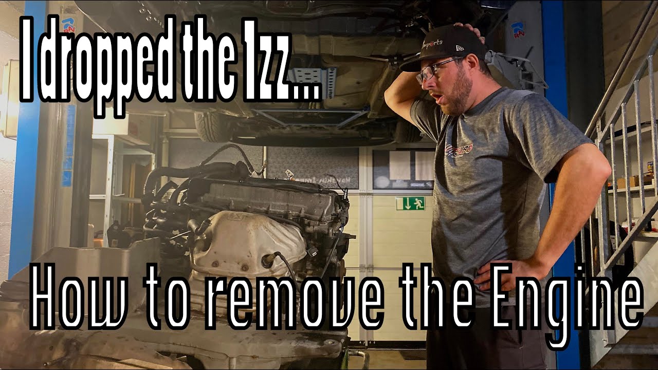 EP9 Project Lotus Hunter. Finally removing the Engine from the Mr2 Spyder zzw30! How to remove a 1zz