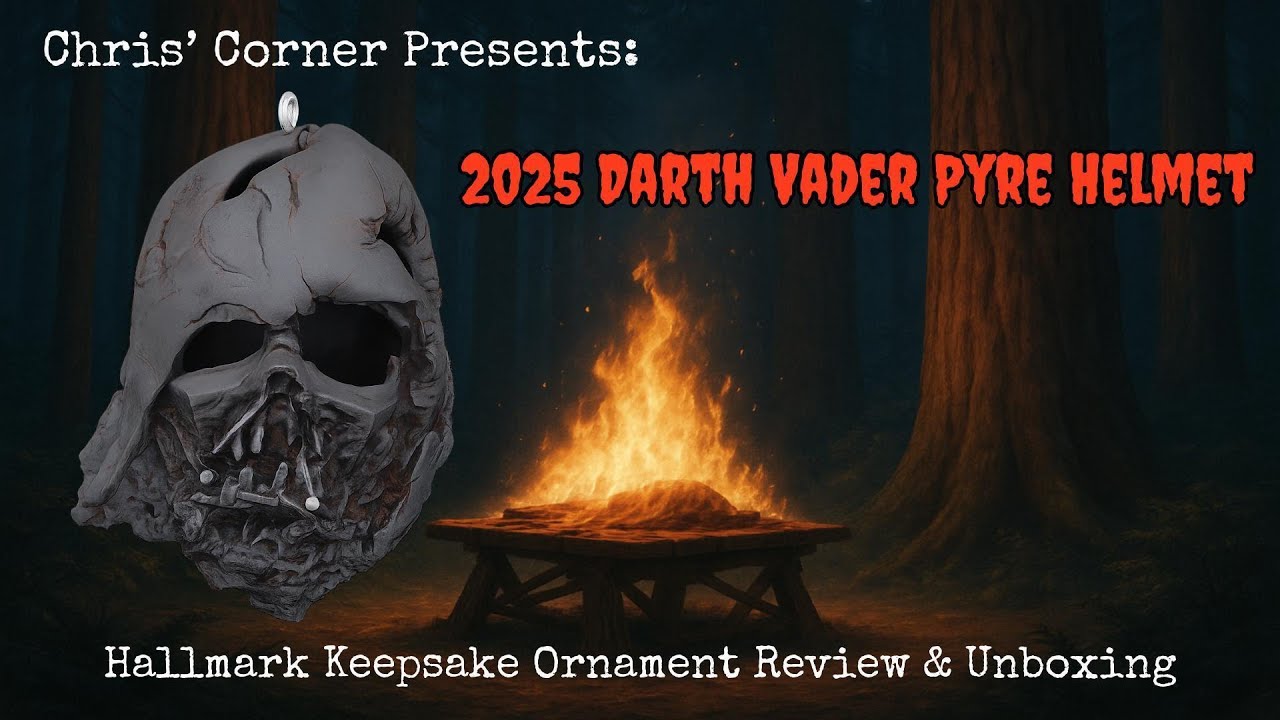 2025 Darth Vader Pyre Helmet | Hallmark Keepsake Ornament Review & Unboxing