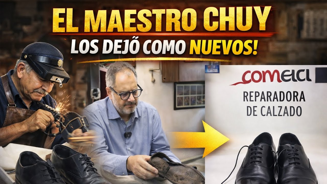 👞✨ El cliente vino preocupado por sus zapatos…