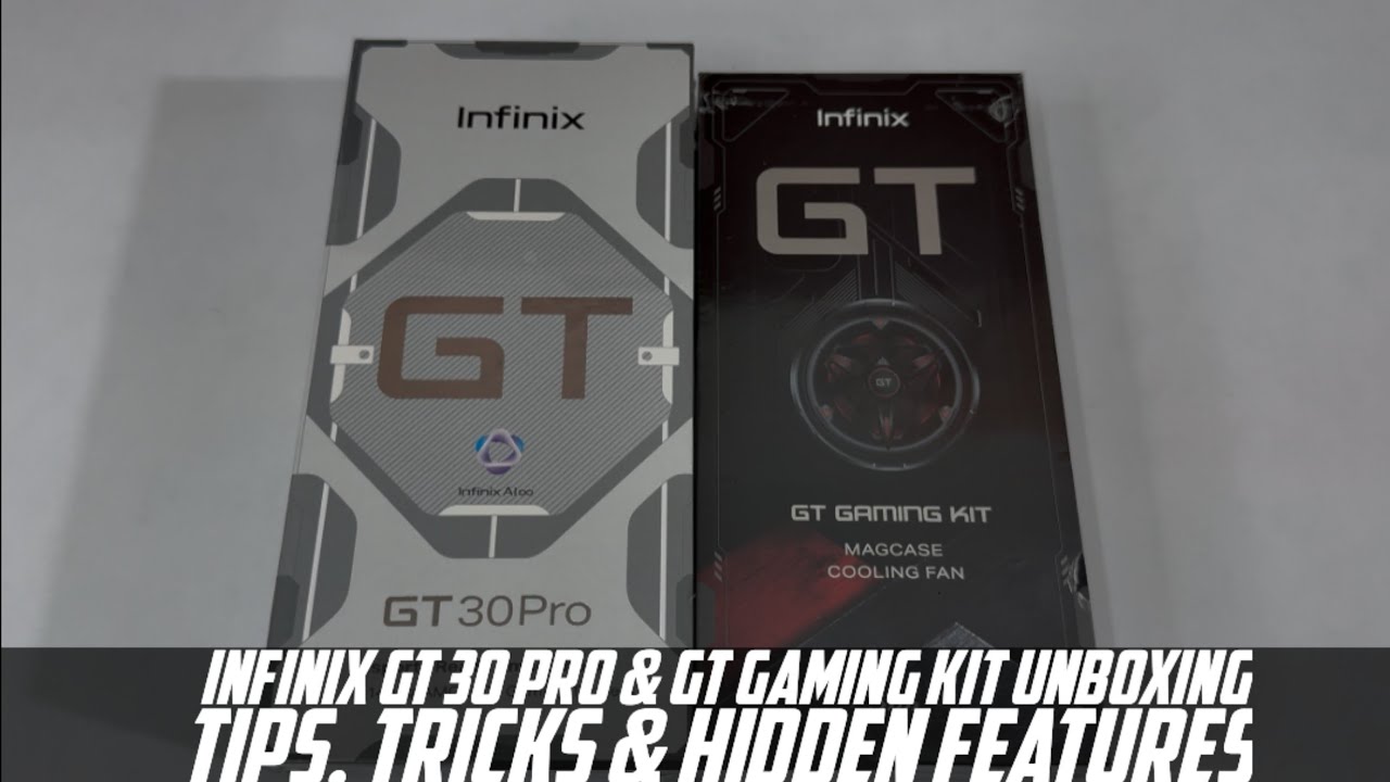 Infinix GT 30 Pro with Gt Gaming Kit Unboxing