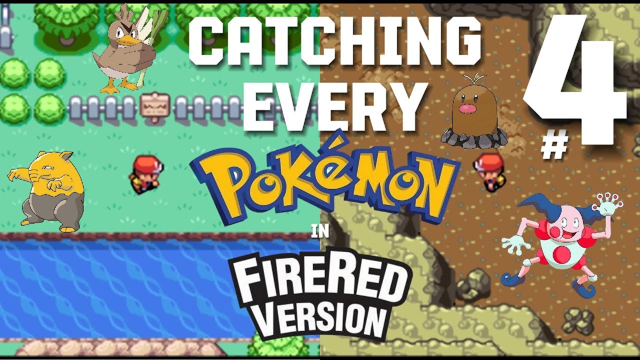 Catching Mr. Mime , Farfetch'd, Diglett, Drowzee - FireRed & LeafGreen