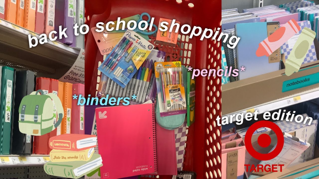 BACK TO SCHOOL SHOPPING 2024 *highschool edition* @ target
