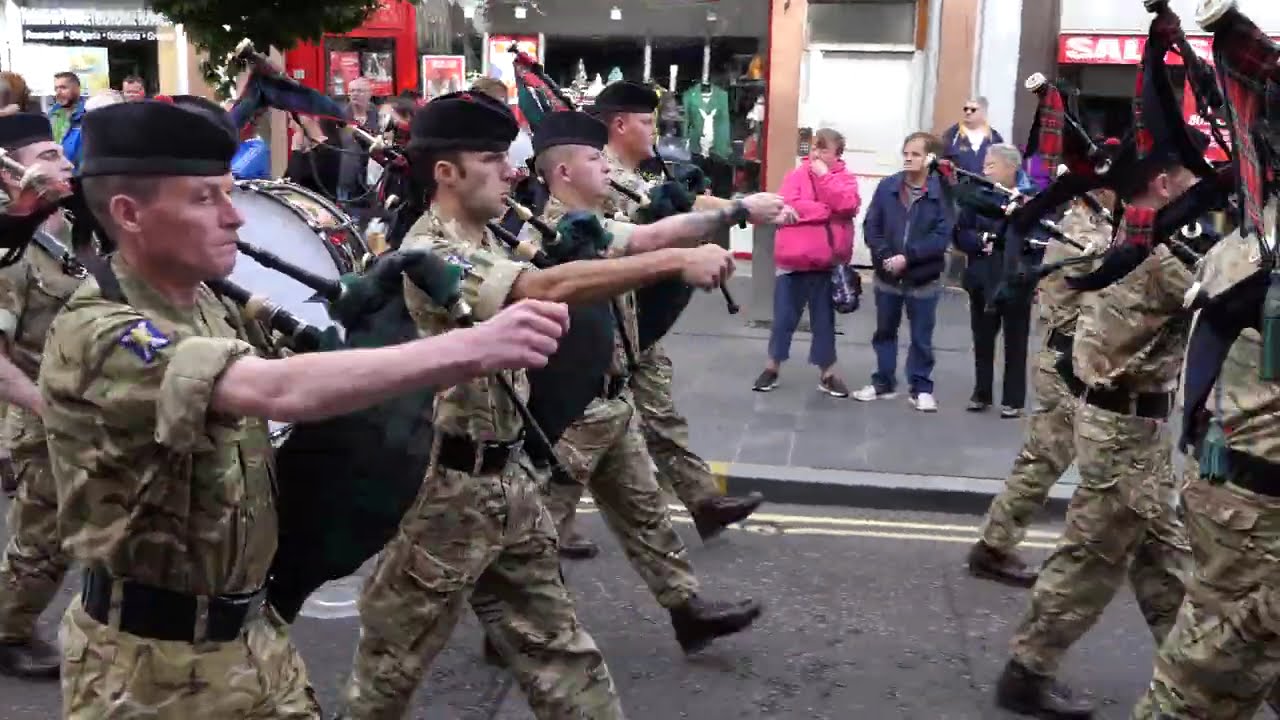 Perth Homecoming Parade 2018 - 3 SCOTS The Black Watch