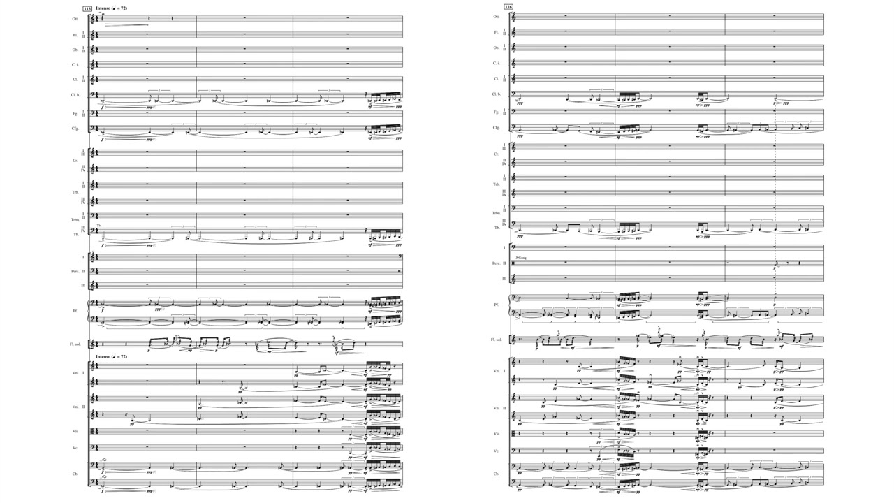 Ivan  Fedele:  RUAH (2001/02) per flauto e orchestra
