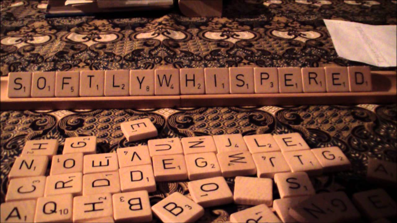 Плитки Scrabble - ASMR Soft Spoking