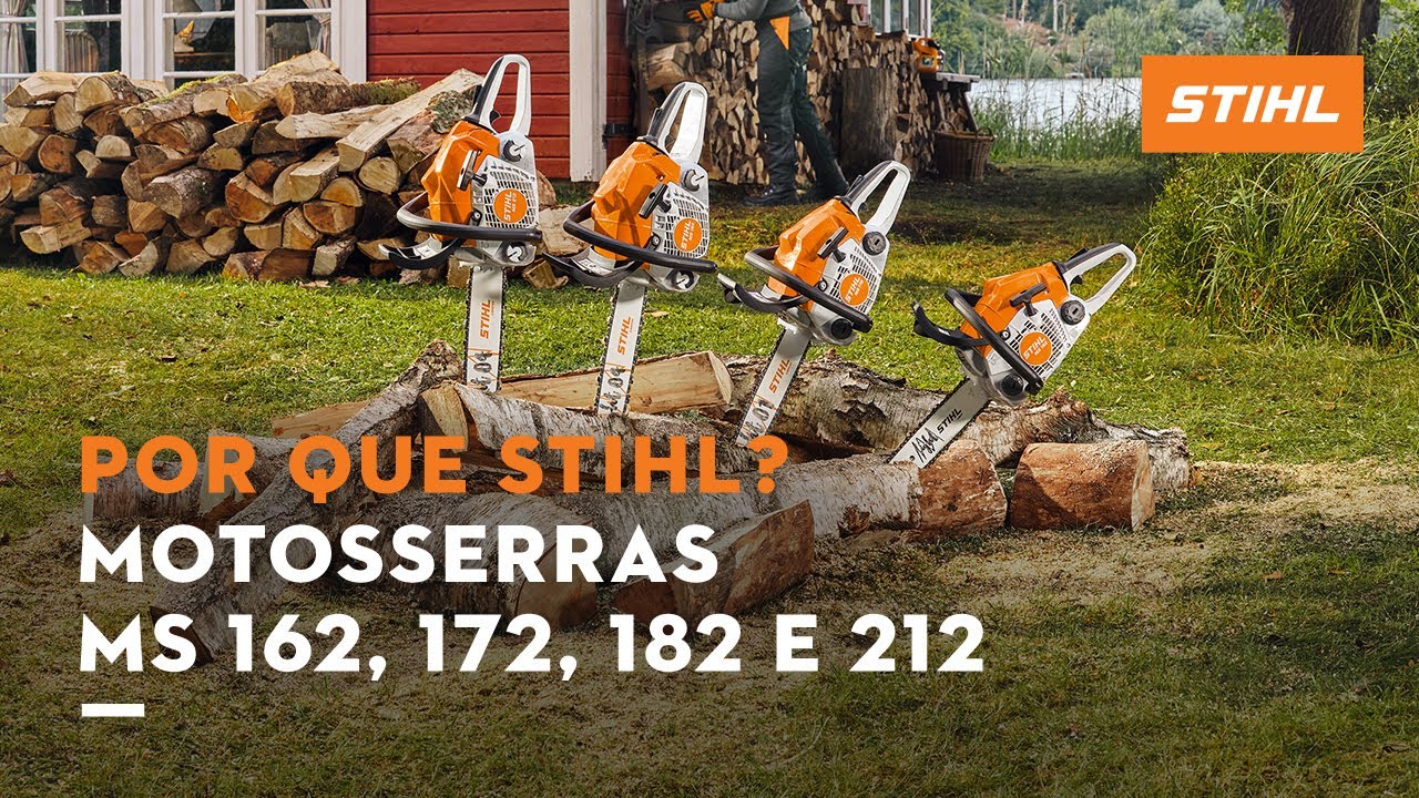 NOVAS MOTOSSERRAS MS 162, 172, 182 e 212 | Por que escolher STIHL?