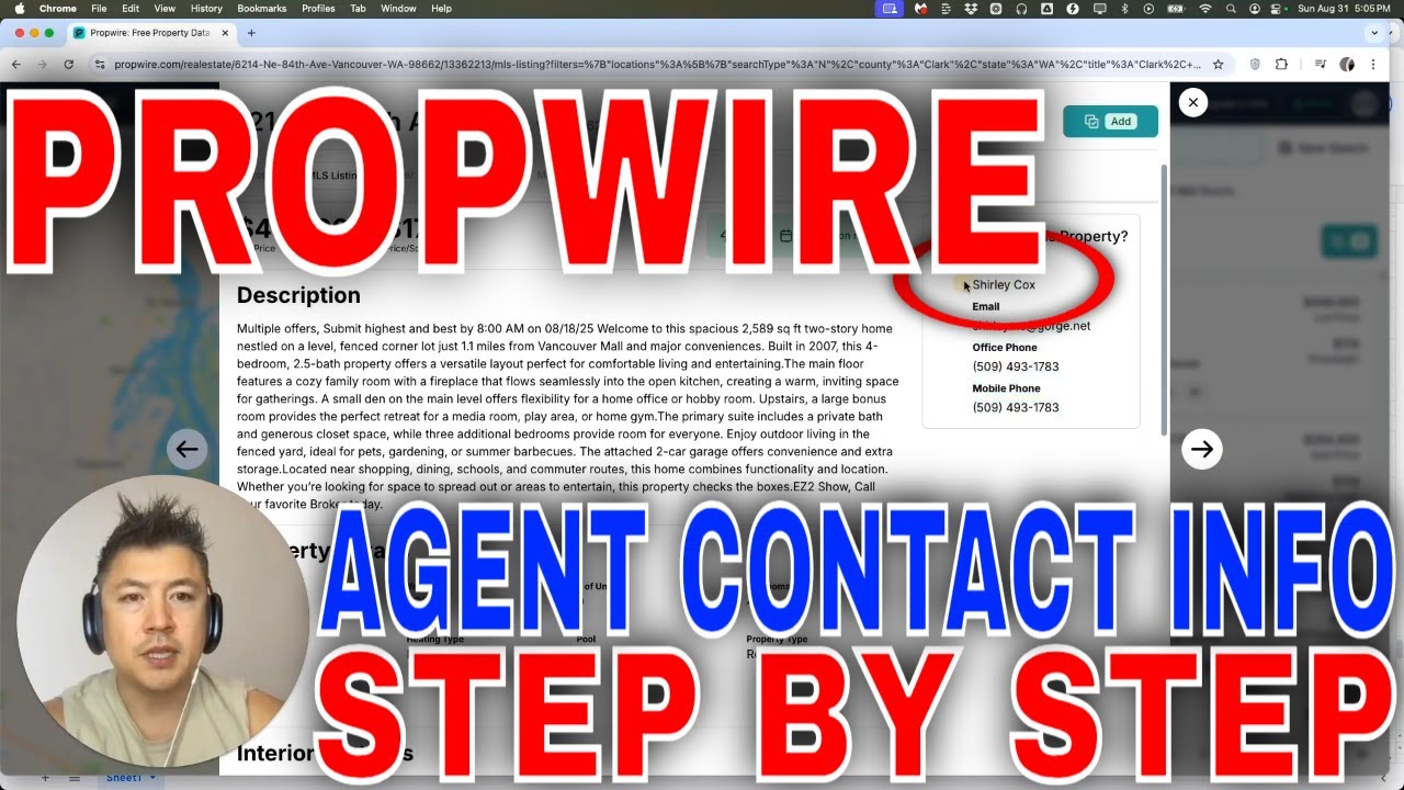 ✅  How To Find Listing Agent Contact Info In Propwire🔴
