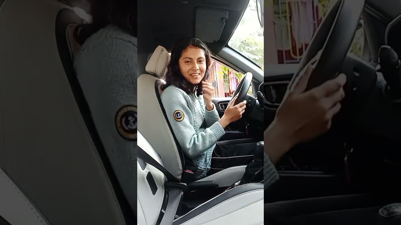 ME DRIVING A CAR ALONE ( FIRST TIME )....🤣