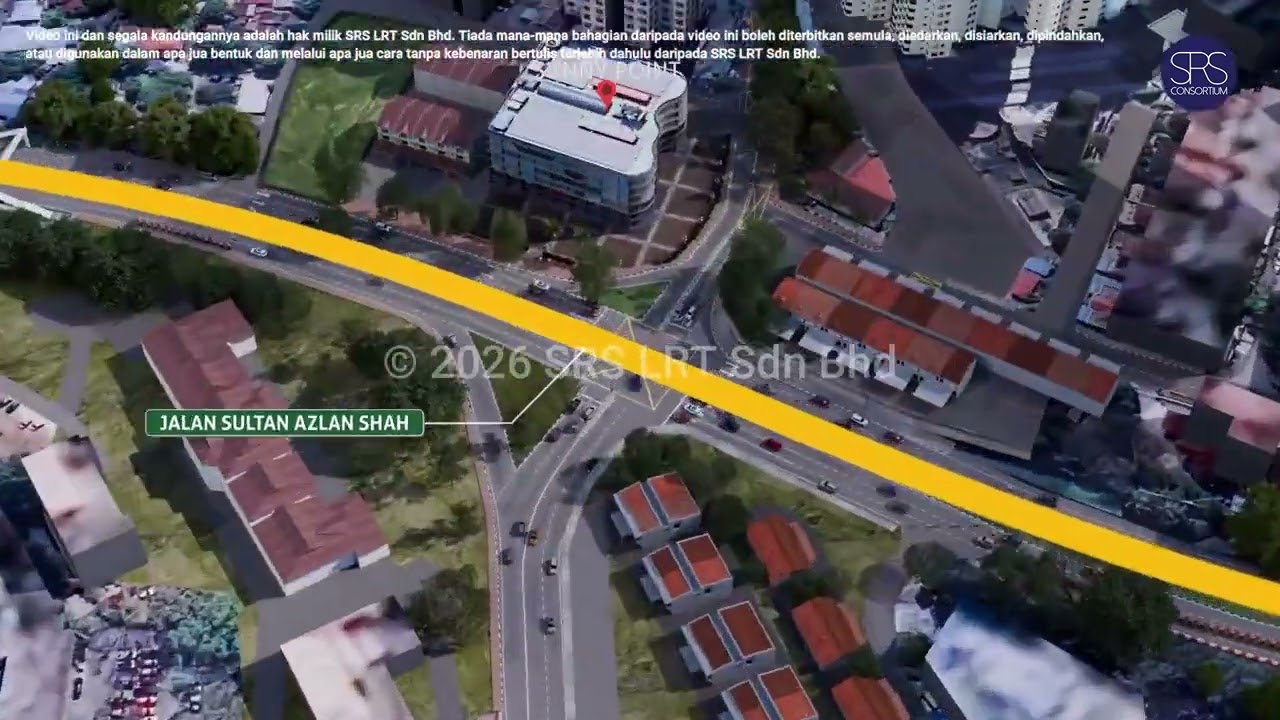 Pelan Pengurusan Trafik (TMP) Projek LRT Pulau Pinang, Laluan Mutiara