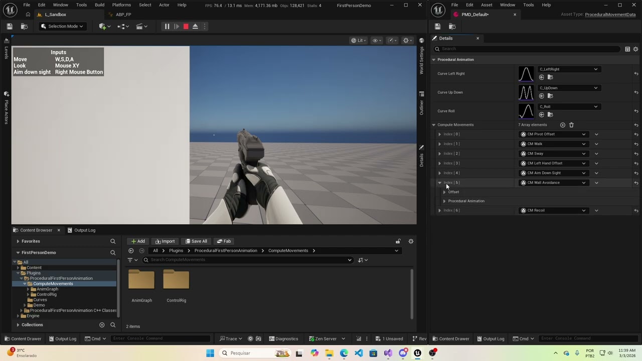 Unreal Engine - Procedural Wall Avoidance | Procedural Recoil