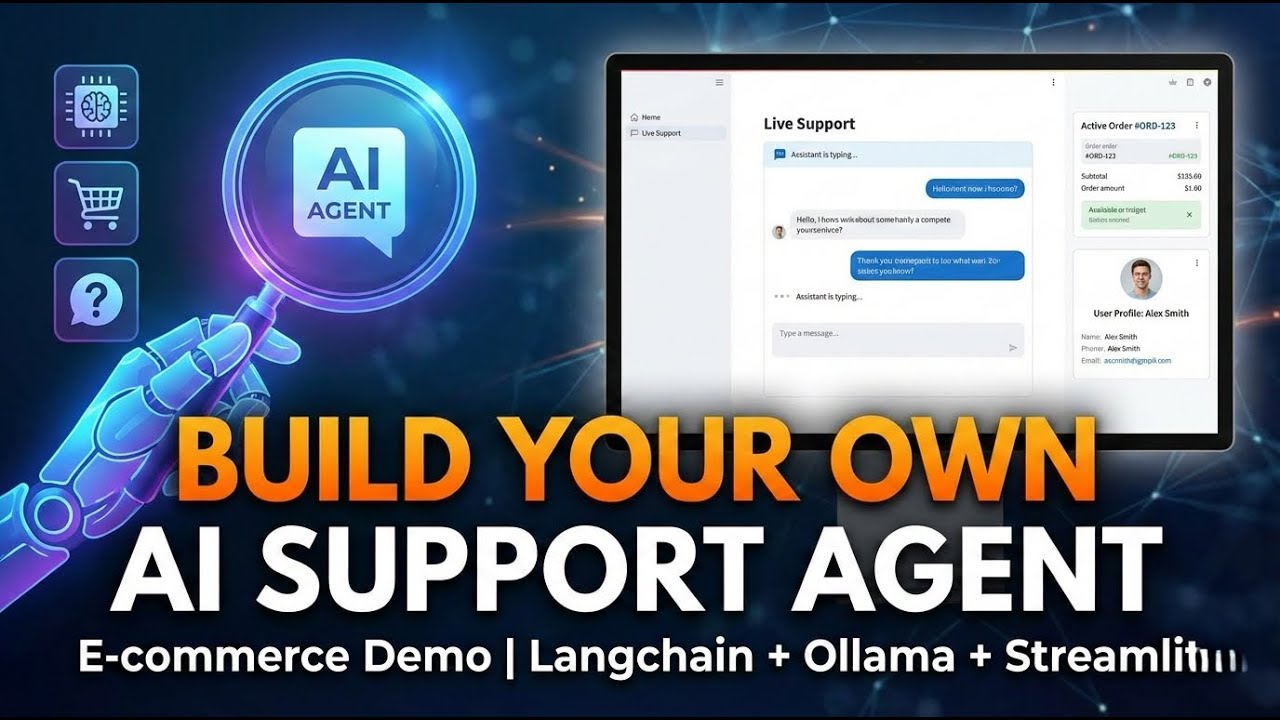AI Customer Support Agent using LangChain & RAG | Real-World Demo #langchain #rag #chatbot