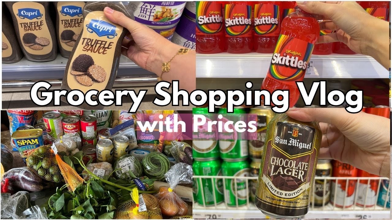 Relaxing 25MIN Realistic Grocery Shopping Vlog Hauls + Prices | SM Supermarket Dali Grocery Landmark