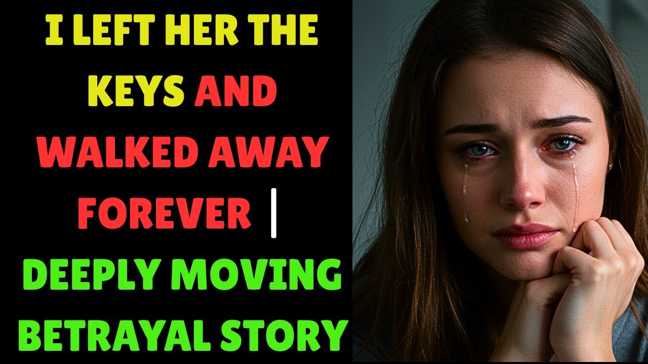 I Left Her the Keys and Walked Away Forever | Deeply Moving Betrayal Story