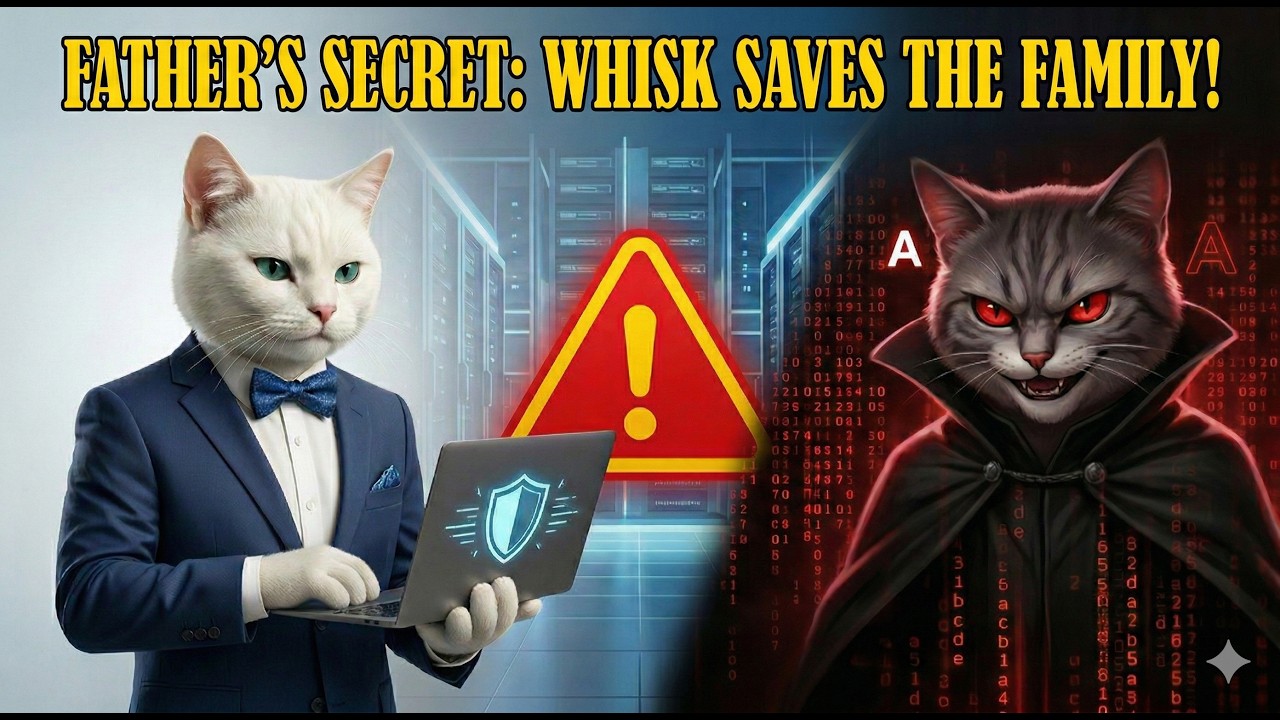 A Father’s Love: The Silent Struggles of a Father Cat 🥺 | Whisk’s Secret Mission