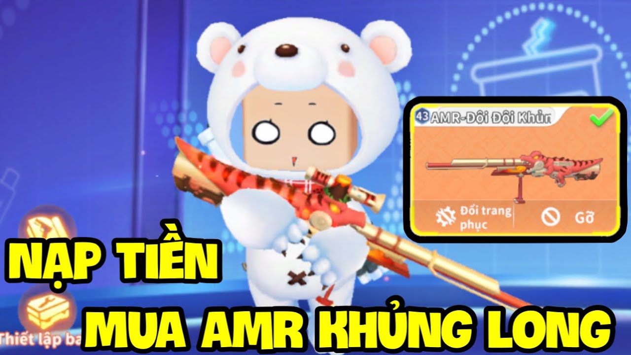 NẠP TIỀN QUAY AMR KHỦNG LONG CUTE SIÊU MẠNH TRONG MINI WORLD ROYALE 2025 | MEOWPEO