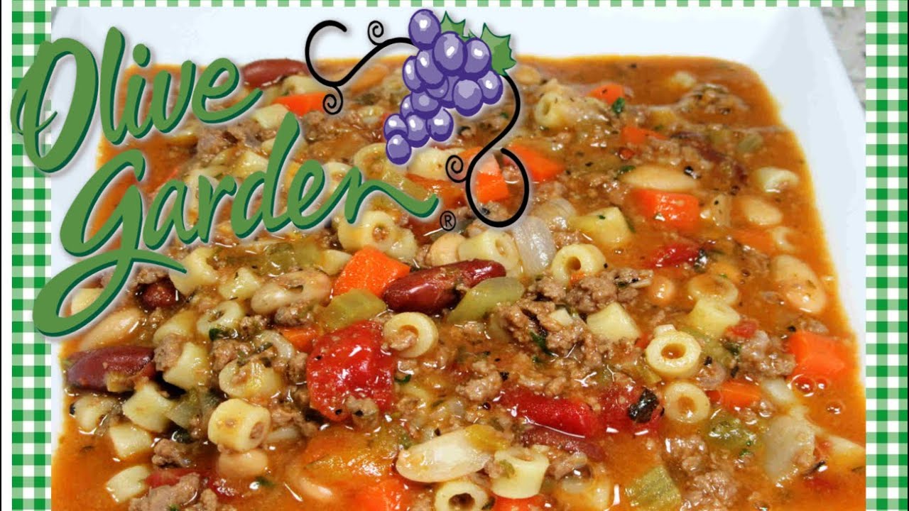 Рецепт супа с пастой и фаджоли от Copycat Olive Garden | Итальянский рецепт Olive Garden