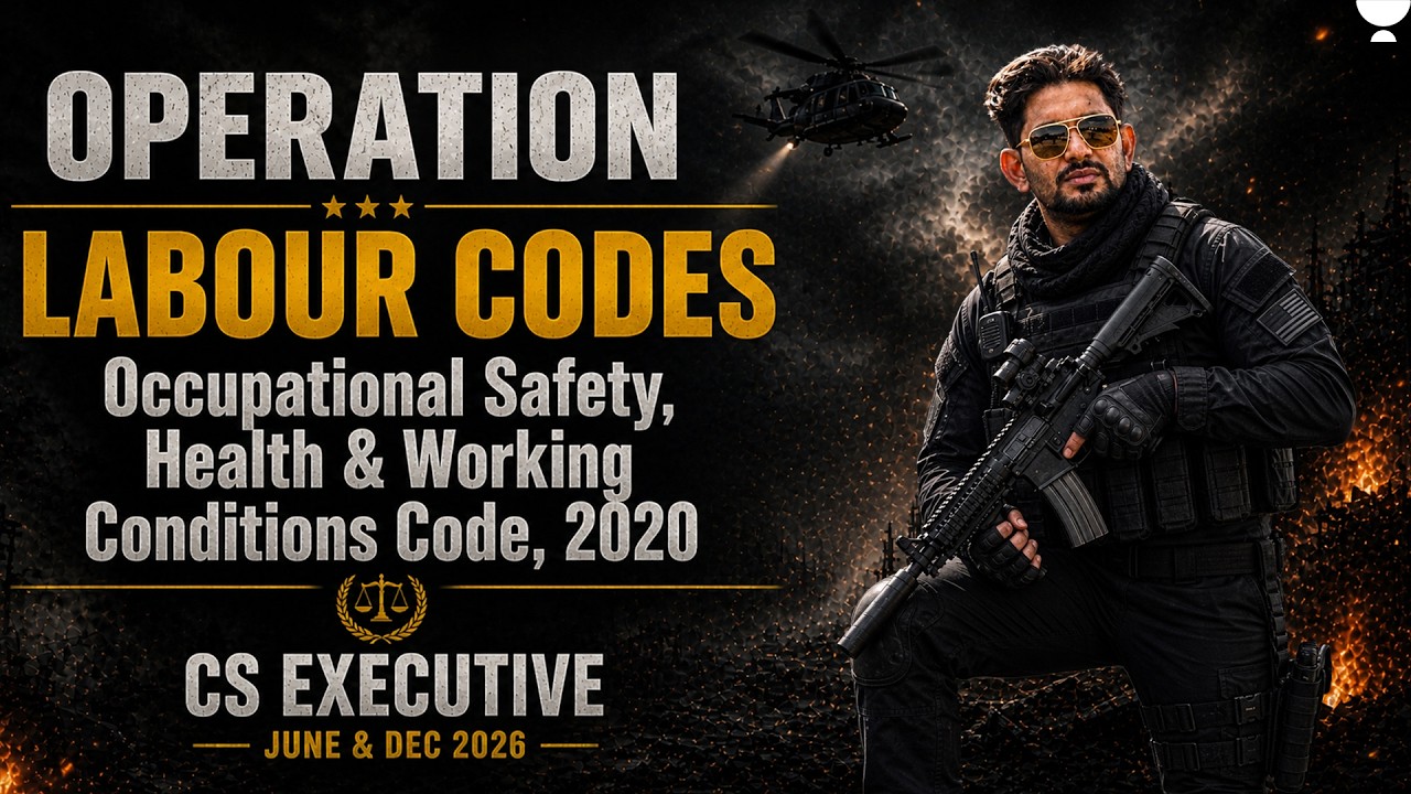 Lab Laws Marathon | CS Executive One Shot Revision | Occ Heath Code, 2020| CS Amit Vohra