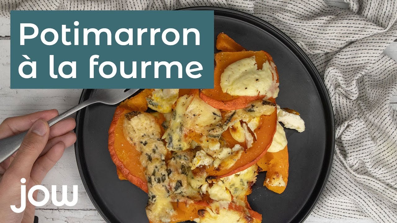 Recette de Potimarron &agrave; la fourme d'Ambert
