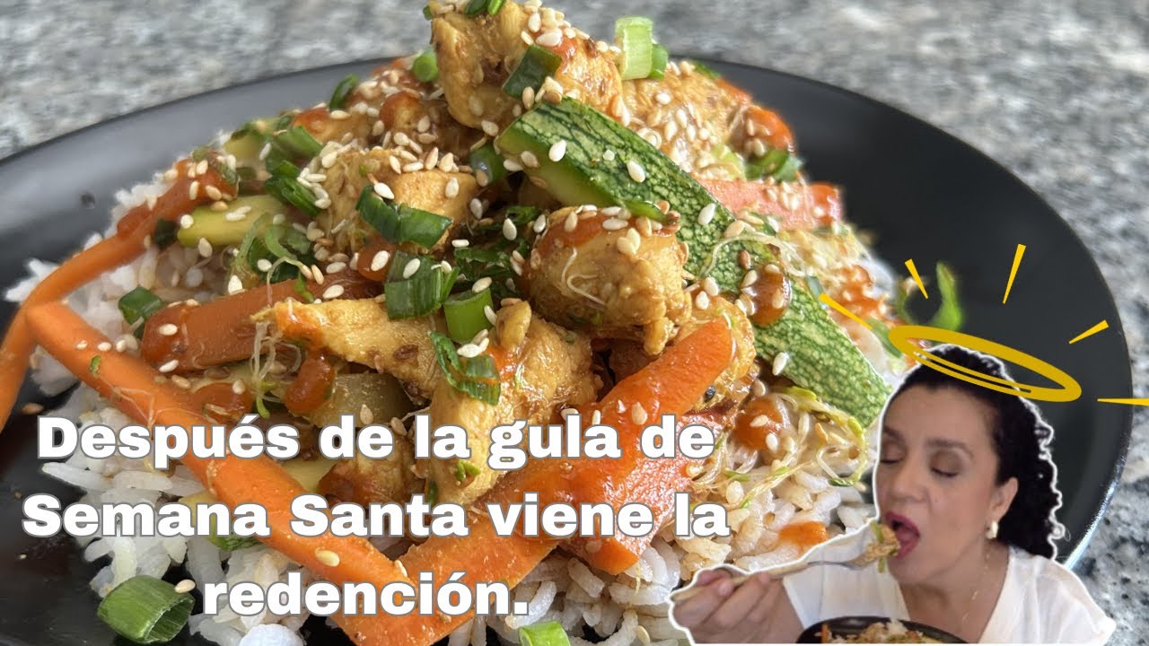 PECHUGA DE POLLO  ESTILO ORIENTAL
