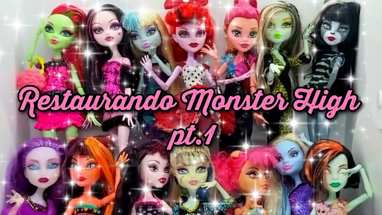 🖤¡Unboxing caja llena de Monster high para restaurar! 🖤 Unboxing + Restauración PT.1🖤