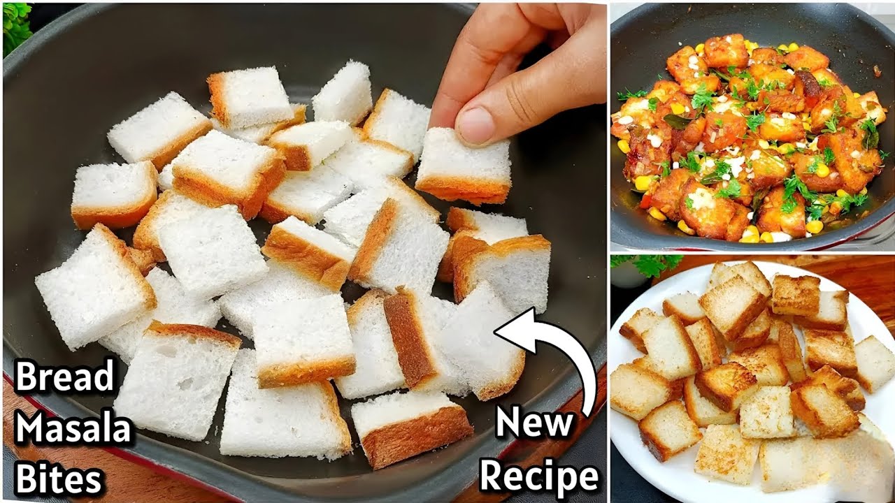 5 Minutes Bread snacks/Bread Masala Bites Recipe/New Recipe/Chatpata Evening Snacks Recipe/Breakfast