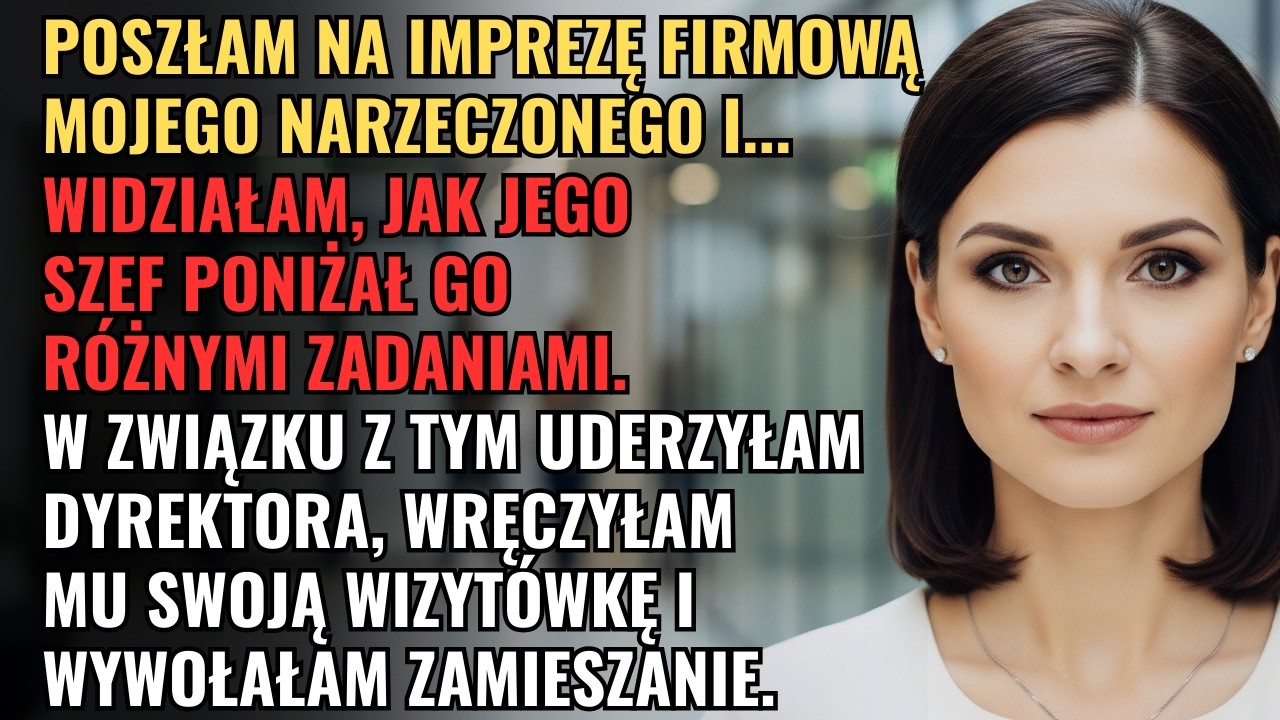 Wymierzyłam Policzek Szefowi Po Tym Jak Upokorzył Mojego Narzeczonego 💥 To Co Stało Się Potem... 😱