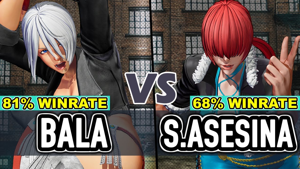 KOF XV ▰ BALA (Ángel/K'/Iori) vs SHERMIE ASESINA (Shermie/Athena/Leona) ▰ The King of Fighters XV
