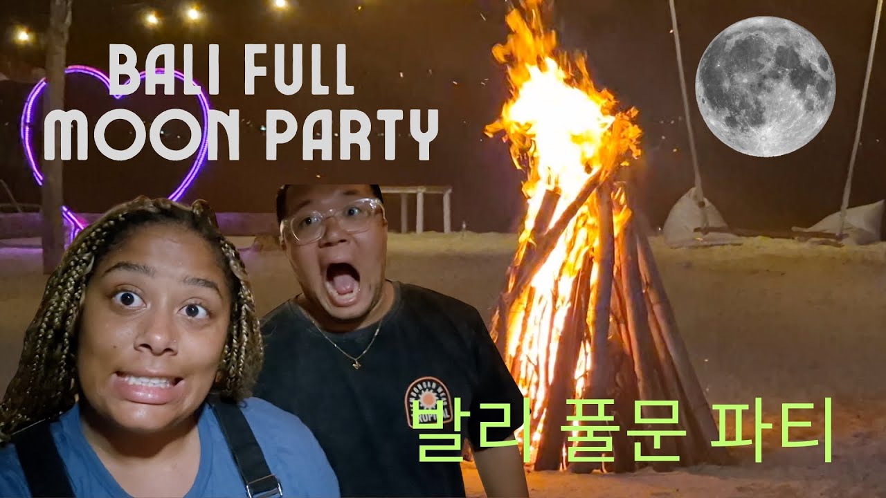 Unforgettable Bali Full Moon Party 🌕🔥 | Fireworks, DJ & Fire Dancer