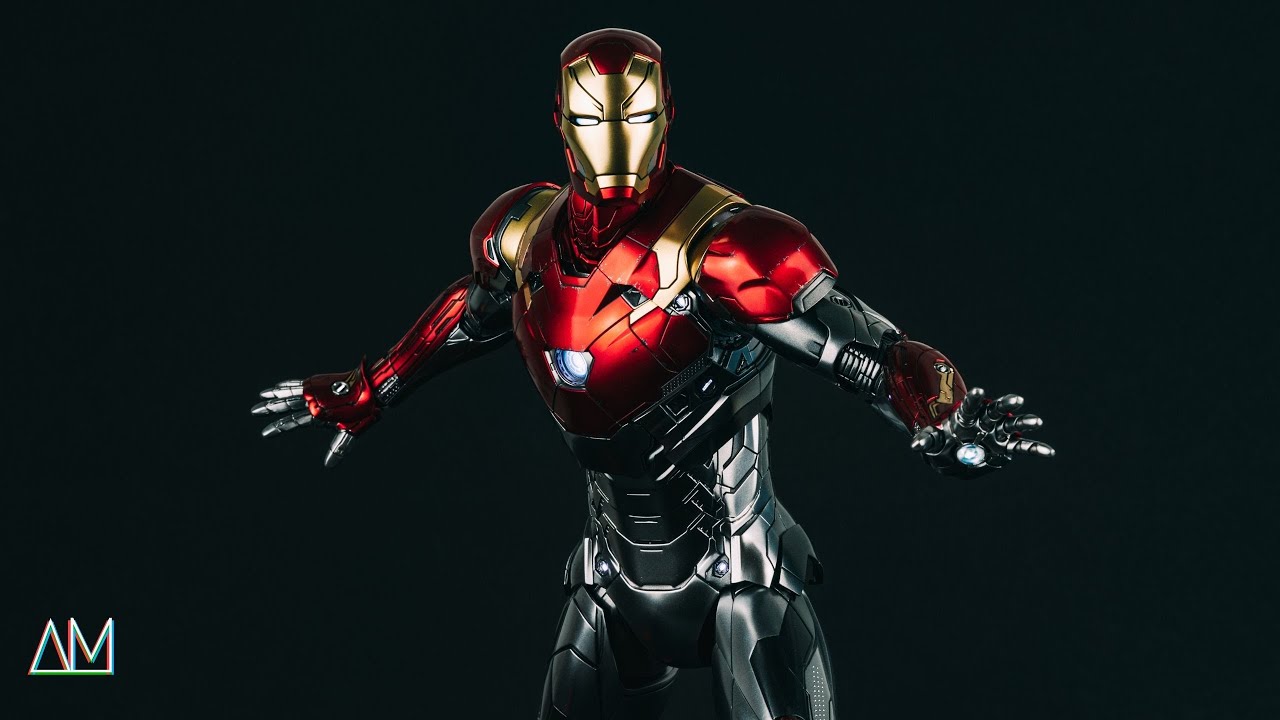 Hot Toys Spider Man Homecoming: Iron Man Mark 47 Unboxing & Review - 4K