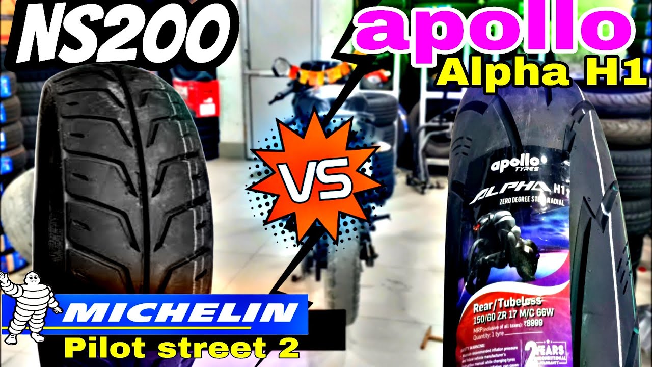 Новые шины NS 200 | Apollo Alpha H1 против Michelin Pilot Street 2 | Какая лучше?