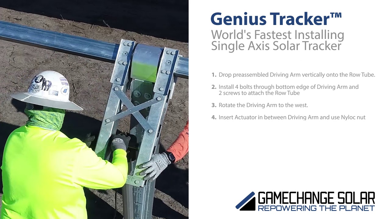 Genius Tracker&trade; - Pre-assembled Drive Arm System