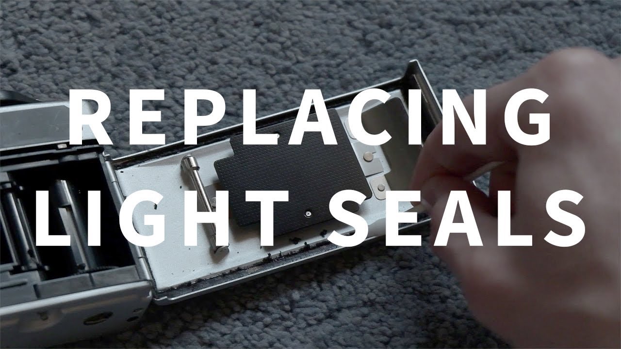 Quick and cheap way to replace light seals on your camera