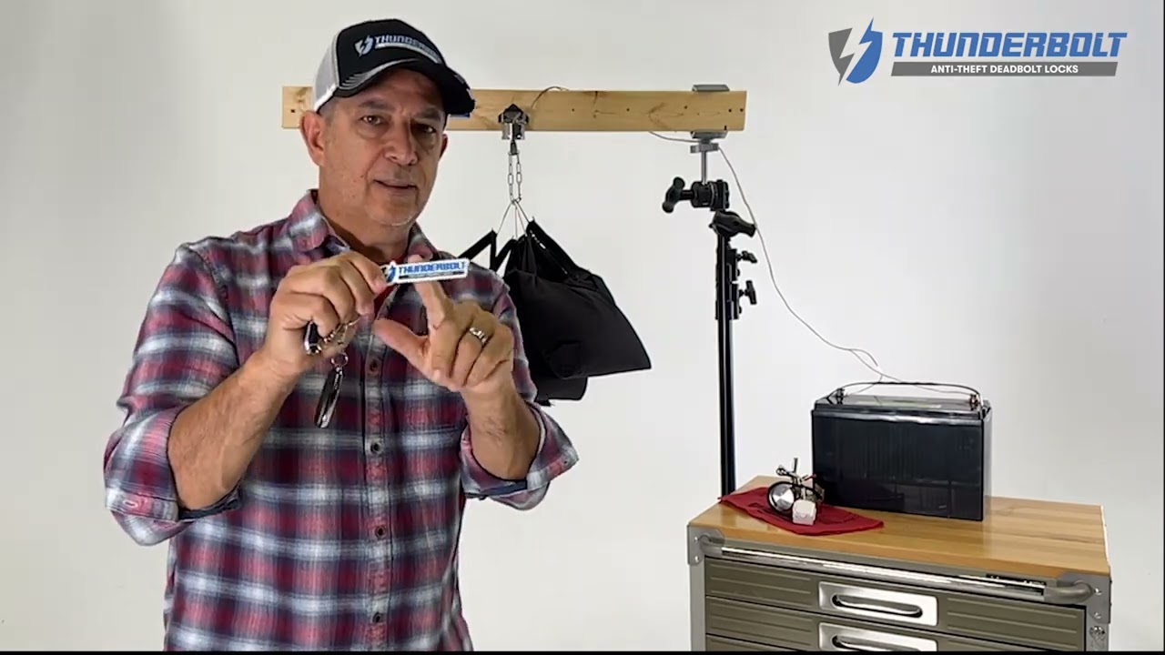 Thunderbolt Remote Controlled Magnet Lock