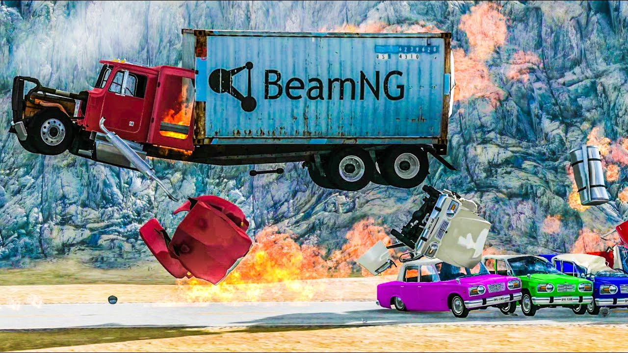 HIGH SPEED JUMPS #7 - BeamNG Drive Crashes