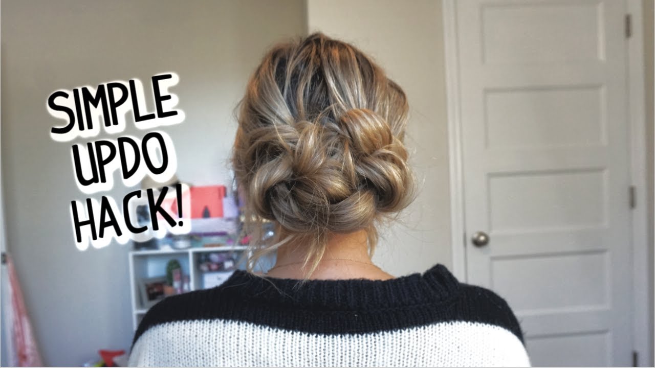 EASIER THAN IT LOOKS EVERYDAY UPDO! For Short, Medium, and Long Hair!