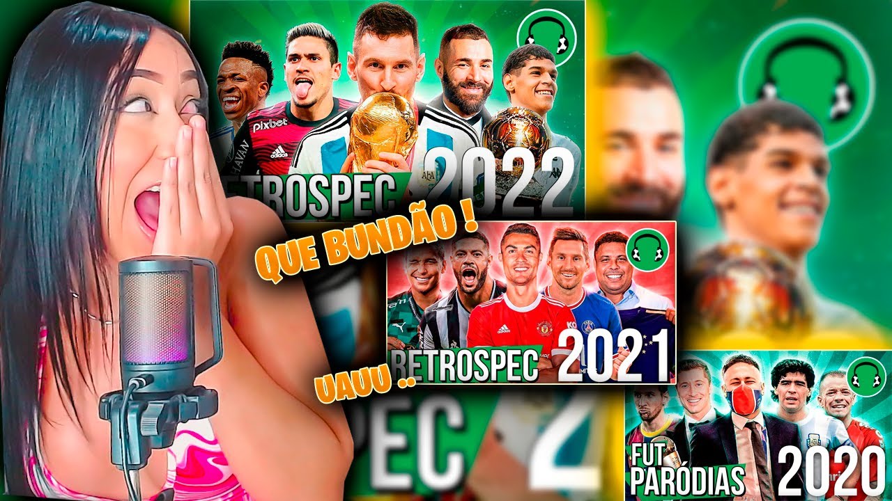 3 EM 1 - ♫ RETROSPECTIVA DO FUTEBOL - 2020 , 2021 e 2022 - FUTPARÓDIAS - REACT