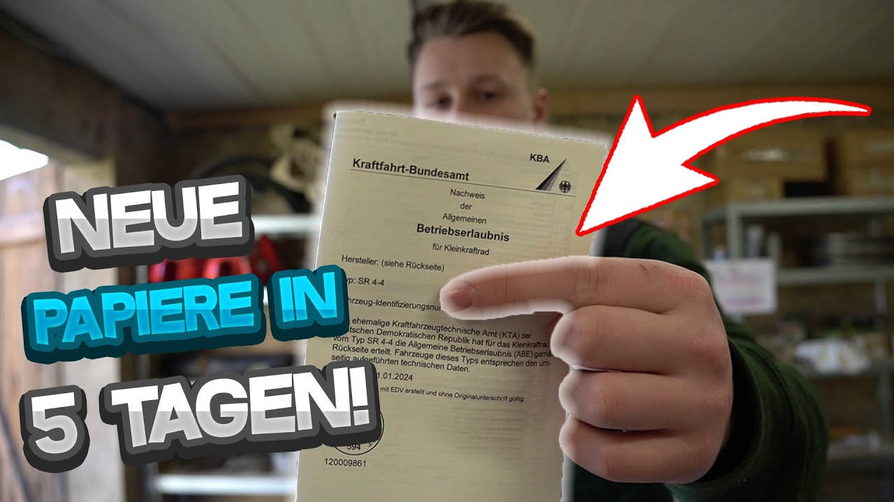 😍 TUTORIAL! KBA Papiere in UNTER 5 TAGEN 🫡 | ich zeig euch wie es geht 🫵🏼