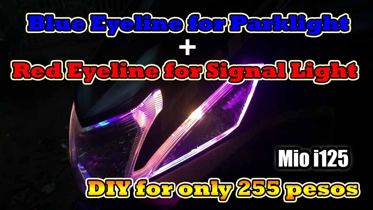 Led Strip Signal Light (Mio i125) lights modification