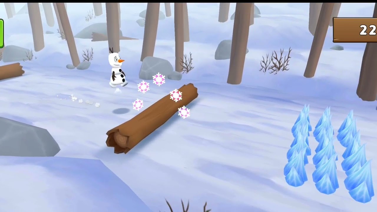 Frozen Snowman Endless Runner Fun Games Android Gameplay