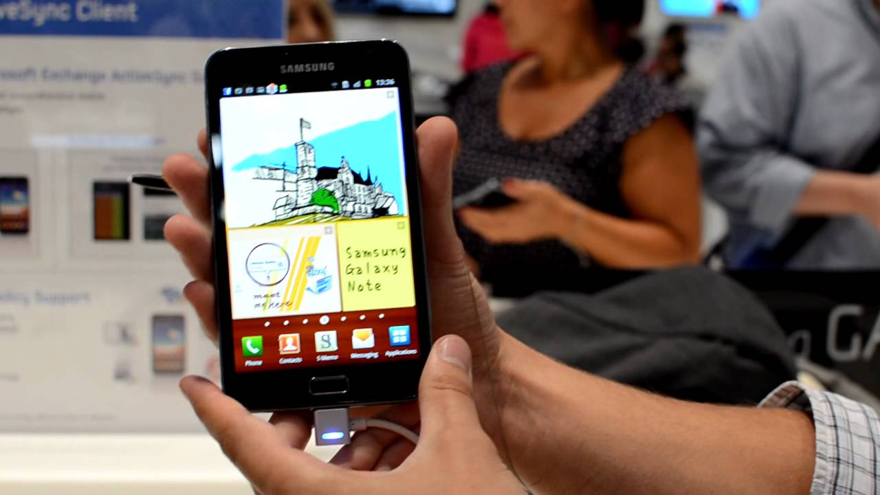 Первый взгляд на Samsung Galaxy Note от Droider.ru (Hands-on)
