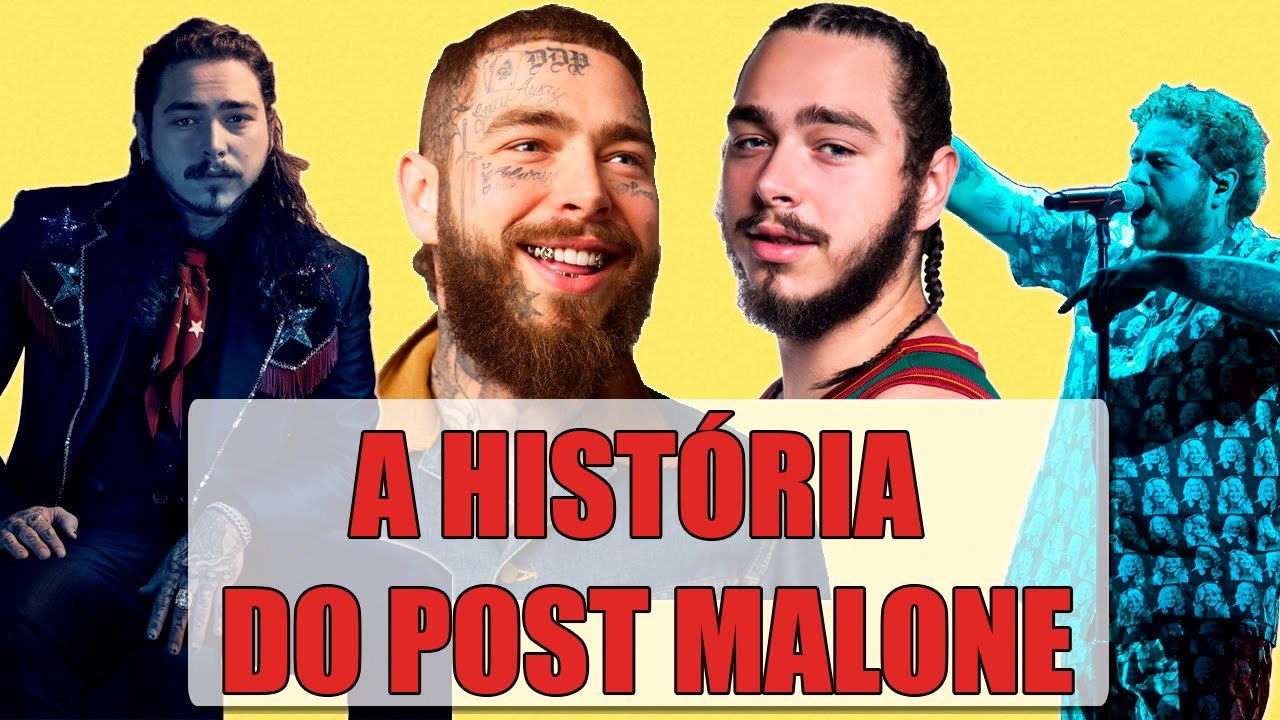 A HISTÓRIA DO POST MALONE : A TRAJETÓRIA do ÍCONE - Da Mixtape à Consagração nos Palcos Mundiais!