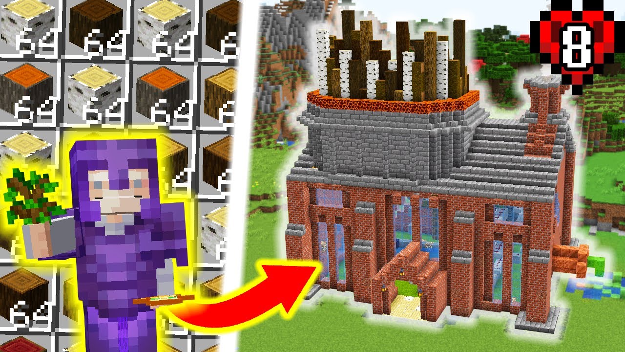 Construí una FABRICA de ÁRBOLES en Minecraft Extremo (#8)