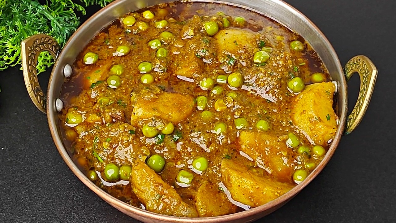 Aloo Matar Masala Gravy | आलू मटर मसाला सब्जी | Aloo Matar Ki Sabji | Potato Green Peas Gravy
