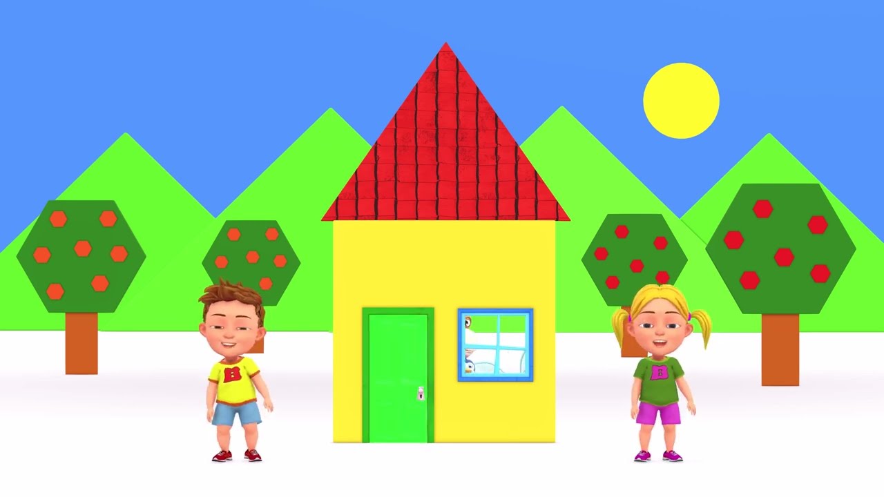 A minha casa - Figuras Geom&eacute;tricas | | Can&ccedil;&otilde;es | Creche Pr&eacute;-Escolar | BBtwins |  Portugu&ecirc;s