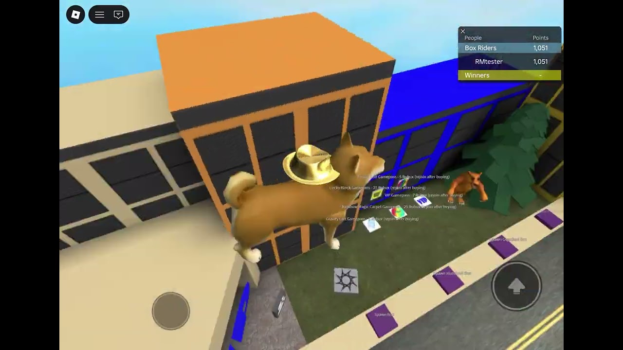 Sliding down a Giant Rainbow In Roblox