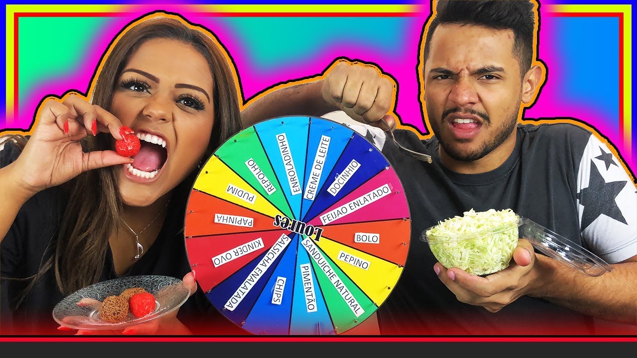 ROLETA MISTERIOSA DE COMIDA !!! (MYSTERY WHEEL CHALLENGE)