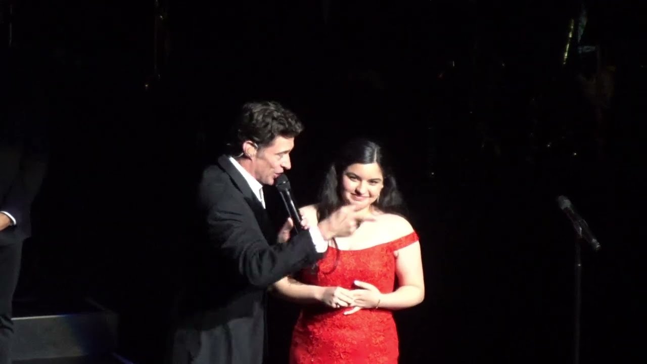 2026-03-06: Hugh Jackman presents Valerie Younes to perform 'Never Enough' LIVE HARD ROCK HOLLYWOOD
