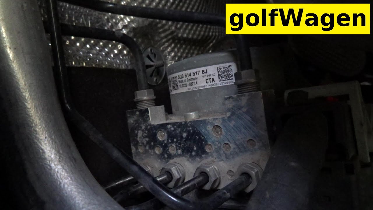 VW Golf 7 ABS module MK100ESC long coding info