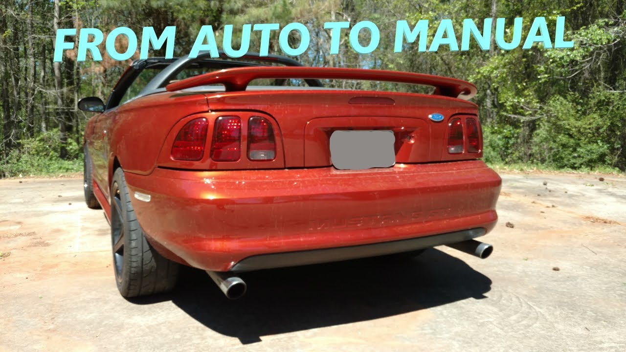 My First Car, 1996 Mustang GT, Auto to Manual Transmission Swap
