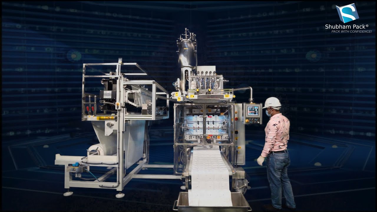 SPM 1200 L FLM | Flowmeter Model | Shubham Pack | INDIA | Multi Track VFFS